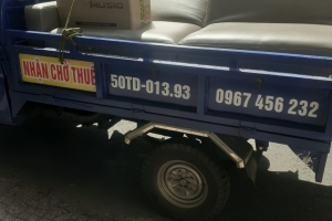 Xe ba gác chở hàng TP.HCM - quận 4